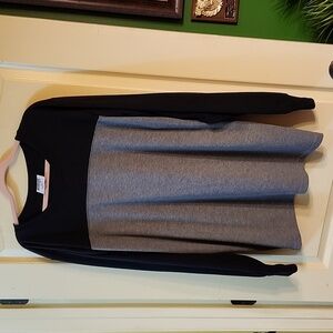 MISSION RIDGE BLACK and GRAY LONG SLEEVE SHIRT